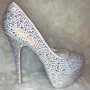 Rhinestone Stiletto Pumps